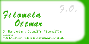 filomela ottmar business card